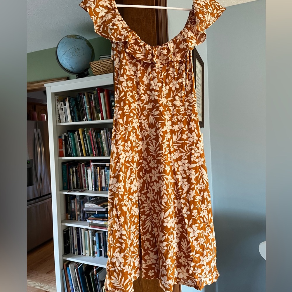 Yellow/brown old navy dress
